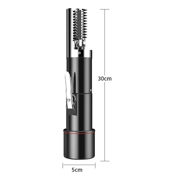 Elektrische visschubbenschraper Huishoudelijk automatisch draadloos schrapergereedschap CN-stekker, Black Single Battery, Black Single Battery+Cutter Head, Black Dual Battery, Black Dual Battery+Cutter Head, Red Single Battery... - Afbeelding 2