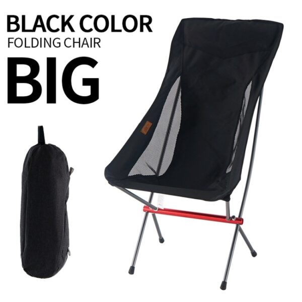 CLS Outdoor klapstoel Verhoogde draagbare campingvisstoel, CLS Fishing Chair(Black), CLS Fishing Chair(Yellow), CLS Fishing Chair(Orange) - Afbeelding 5