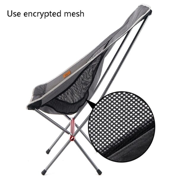 CLS Outdoor klapstoel Verhoogde draagbare campingvisstoel, CLS Fishing Chair(Black), CLS Fishing Chair(Yellow), CLS Fishing Chair(Orange) - Afbeelding 2
