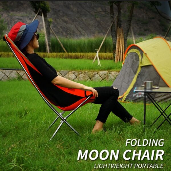 CLS Outdoor klapstoel Verhoogde draagbare campingvisstoel, CLS Fishing Chair(Black), CLS Fishing Chair(Yellow), CLS Fishing Chair(Orange) - Afbeelding 4