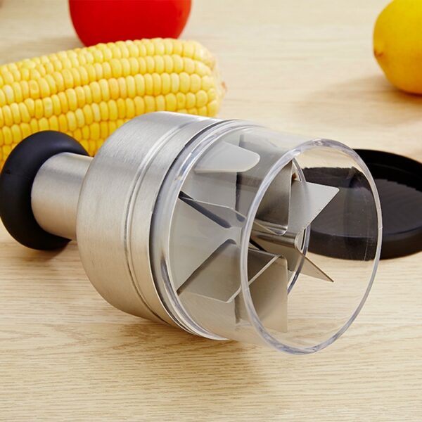 Roestvrijstalen Groente Cutter Kitchen Gadgets uien Pers Knoflic Press - Afbeelding 5