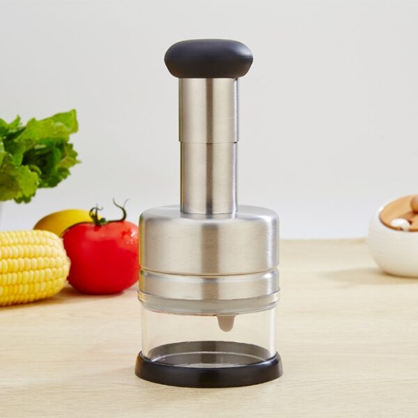 Roestvrijstalen Groente Cutter Kitchen Gadgets uien Pers Knoflic Press - Afbeelding 6