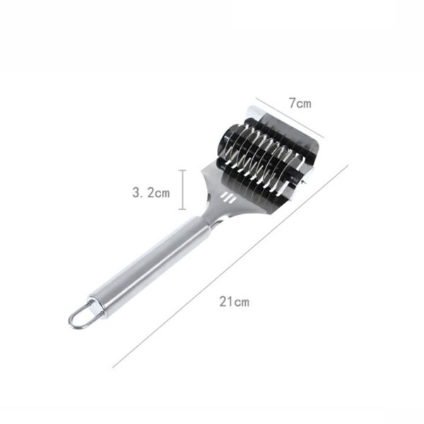 4 stuks roestvrijstalen handmatige snijder noodle keukengereedschap, Noodle Cutter - Afbeelding 3