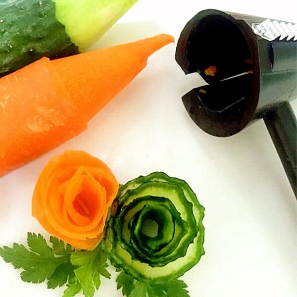 Plastic Groentensnijder Spiraalsnijder Dunschiller Fruit Apparaat Keukengadget, Spiral Slicer - Afbeelding 6