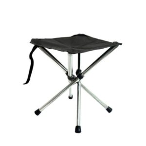 Outdoor intrekbare draagbare roestvrijstalen kruk camping strand vissen klapstoel, specificatie:, S, L