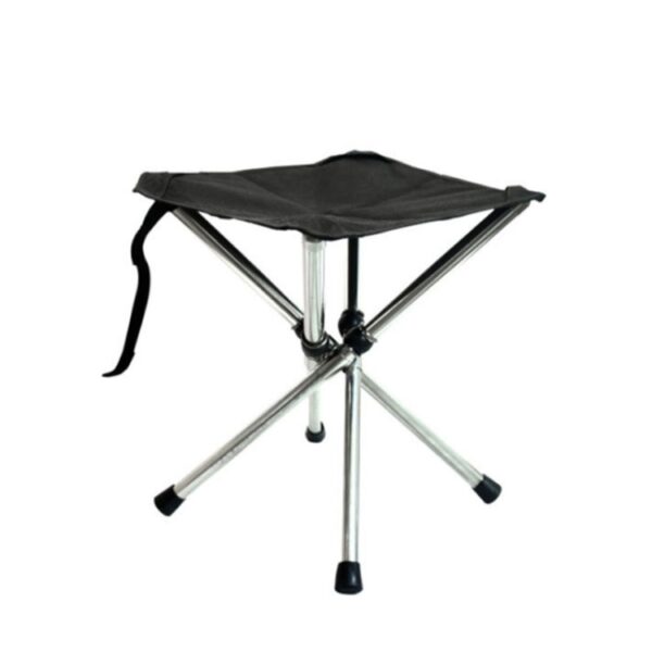Outdoor intrekbare draagbare roestvrijstalen kruk camping strand vissen klapstoel, specificatie:, S, L
