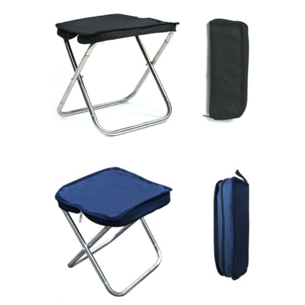 Outdoor draagbare handtas opvouwbare viskruk, Fishing Stool(Black), Fishing Stool(Blue) - Afbeelding 2
