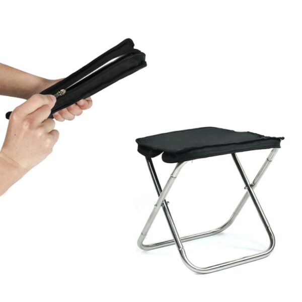 Outdoor draagbare handtas opvouwbare viskruk, Fishing Stool(Black), Fishing Stool(Blue) - Afbeelding 6