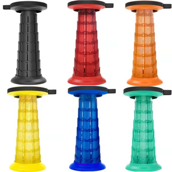 Outdoor draagbare Lotus verhoogde opvouwbare telescopische kruk, 52cm(Black), 52cm(Red), 52cm(Orange), 52cm(Yellow), 52cm(Blue), 52cm(Green), 52cm(Purple), 52cm(Shining Red), 52cm(Shining Blue), 52cm(Shining Orange) - Afbeelding 7