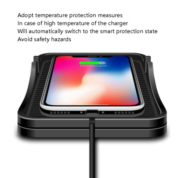 C7 Autonavigatie 2-in-1 multifunctionele antislipmat Draadloze oplader, C7 USB Interface - Afbeelding 5