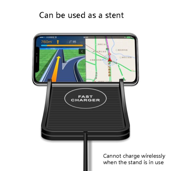 C7 Autonavigatie 2-in-1 multifunctionele antislipmat Draadloze oplader, C7 USB Interface - Afbeelding 6