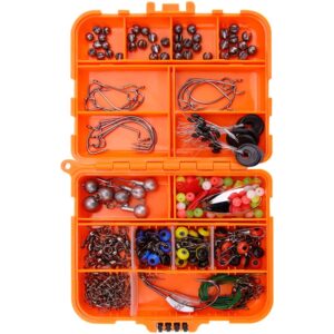 Set van 213 stuks / set Road Squid Hook-accessoireset, 213 PCS / Set (Orange), 213 PCS / Set(Black)