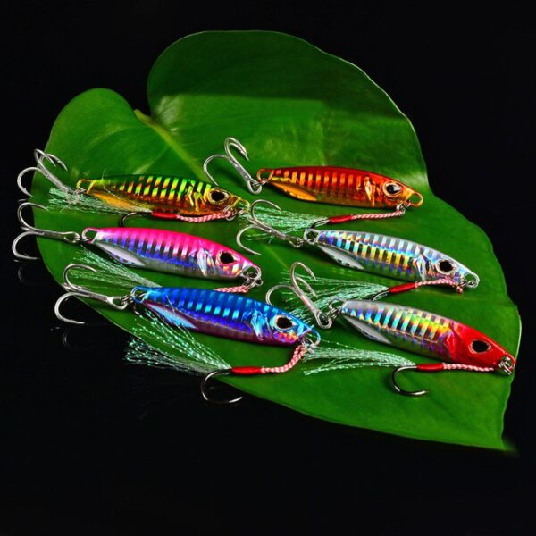 3 STKS PROBEROS Ijzeren Plaat Lood Vis Far-Fluoch Metalen Weg Aas, 10G, 15G, 20G, 30G, 40G, 50G - Afbeelding 7