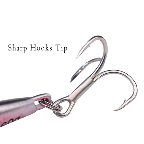 3 STUKS PROBEROS LF103 Simulatie Metalen Zeevisaas, 10g, 15g, 20g, 30g, 40g, 50g, 60g - Afbeelding 4