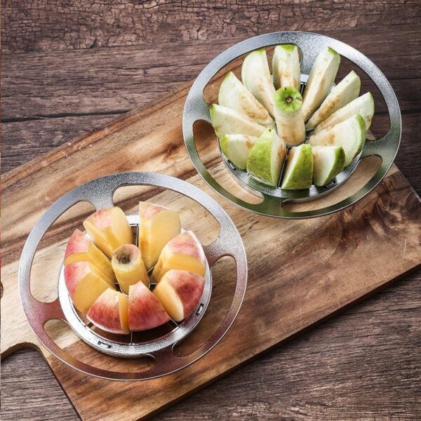 Roestvrijstalen ronde appelsnijder Fruitverdeler, 8 Cut (Blue), 12 Cuts (Blue) - Afbeelding 5
