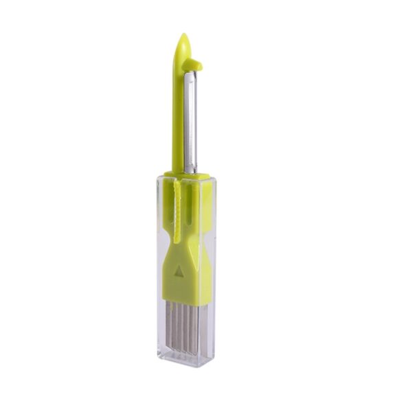 5 STUKS Thuis Keuken Multifunctionele Groene Uien Dunschiller, Green, Yellow, Orange - Afbeelding 7