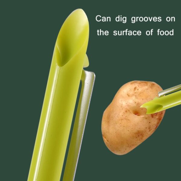 5 STUKS Thuis Keuken Multifunctionele Groene Uien Dunschiller, Green, Yellow, Orange - Afbeelding 4