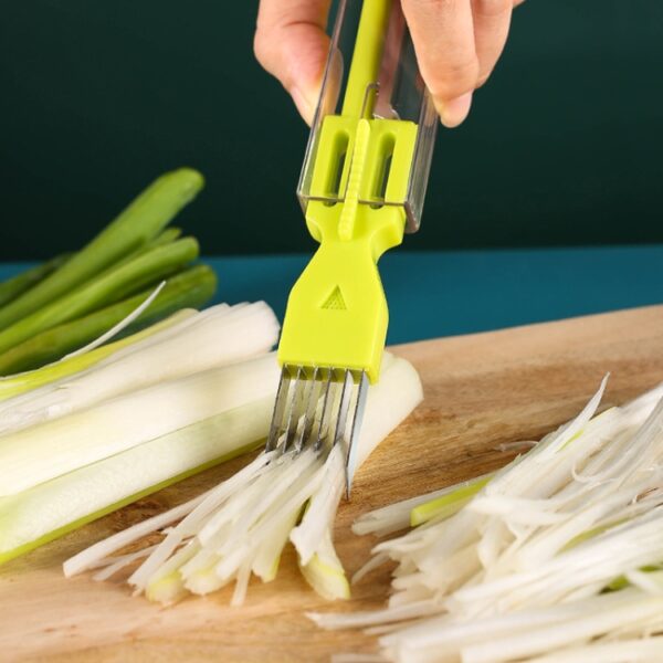 5 STUKS Thuis Keuken Multifunctionele Groene Uien Dunschiller, Green, Yellow, Orange - Afbeelding 6