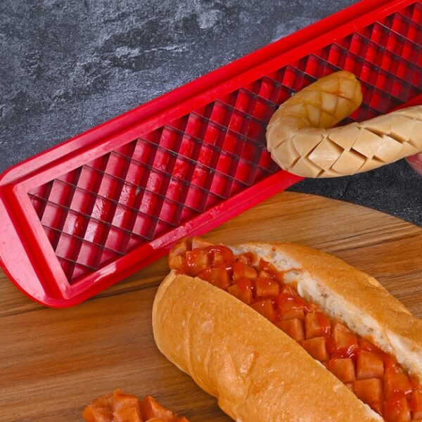 Hot Dog Ham & Egg Cutter Barbecue Cut Texture Tool - Afbeelding 5