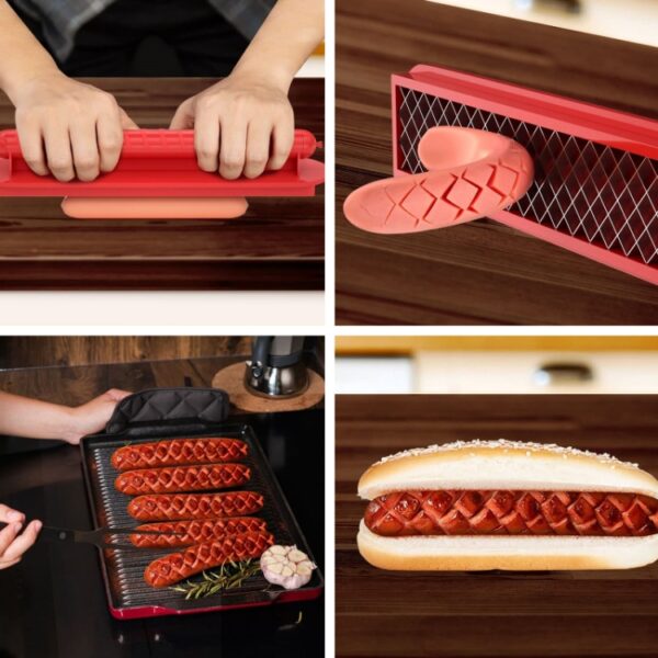 Hot Dog Ham & Egg Cutter Barbecue Cut Texture Tool - Afbeelding 6