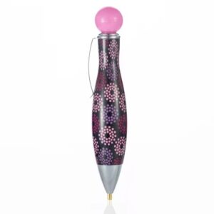 5 PCS Bowling Style 5D Diamonds Painting Pennen Single Head Point Drill Pen, Pink, Black, Rose Red, Blue, Orange, Yellow