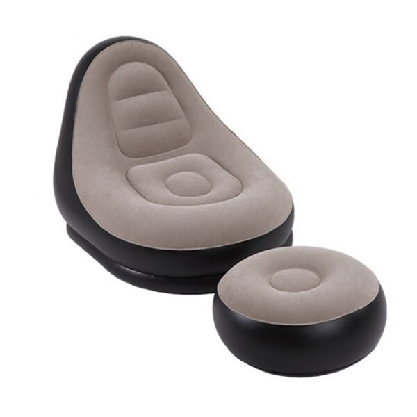 Lunchpauze Opblaasbare luie bank, Bodemkleur Willekeurige levering, Stijl:, Sofa+Pedal, Single Sofa - Afbeelding 2