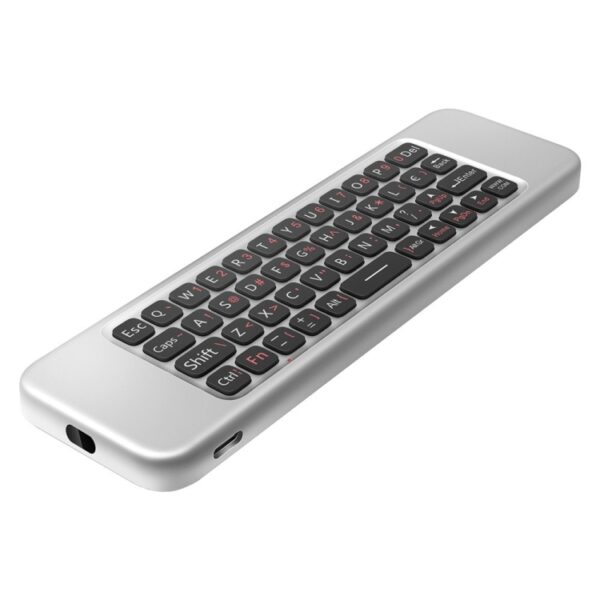 W3 Air Infrared Learning Dubbele zijdige draadloze mini -toetsenbordmuis 2.4G Voice afstandsbediening - Afbeelding 2