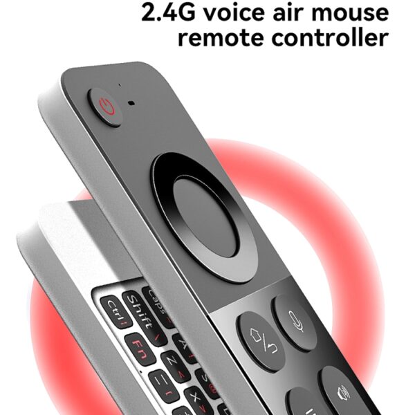 W3 Air Infrared Learning Dubbele zijdige draadloze mini -toetsenbordmuis 2.4G Voice afstandsbediening - Afbeelding 5