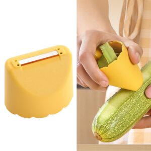 5 STKS Keuken Spatbestendig Roestvrij Staal Thuis Fruit Dunschiller, 5PCS Lemon Yellow, 5PCS Apple Green