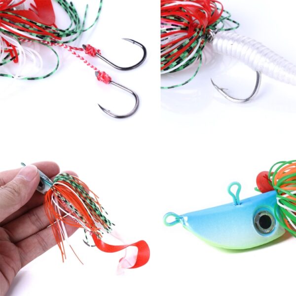 HENGJIA JIG Viskop Baardloodhaak, 20G, 40G, 60G, 80G, 100G, 120G, 150G - Afbeelding 5