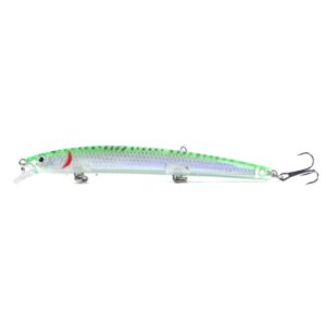 4 STKS HENGJIA MI130 13.5 cm 15.5g Ver Gooien Drijvend Water Laser Aas, 1, 2, 3, 4, 5, 6, 7, 8, 9, 10, 11, 12