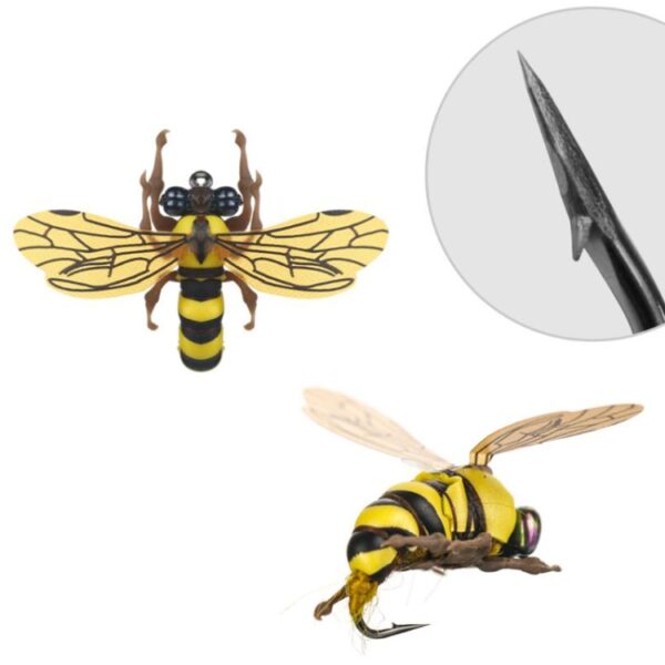 Drijvend Bionic Bee Road Bait Insect Fake Bait, 8-3b - Afbeelding 4
