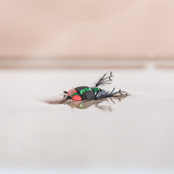 2 STUKS LEO 28134 Bionic Bee Fly Hook Vliegende vishaak Drijvend aas Vistuig, LEO 28134 - Afbeelding 3