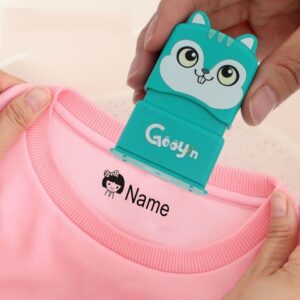10 STKS Kleding Seal Voor Kinderen Kleuterschool Student Naam Lichtgevoelige Seal, Green, Pink