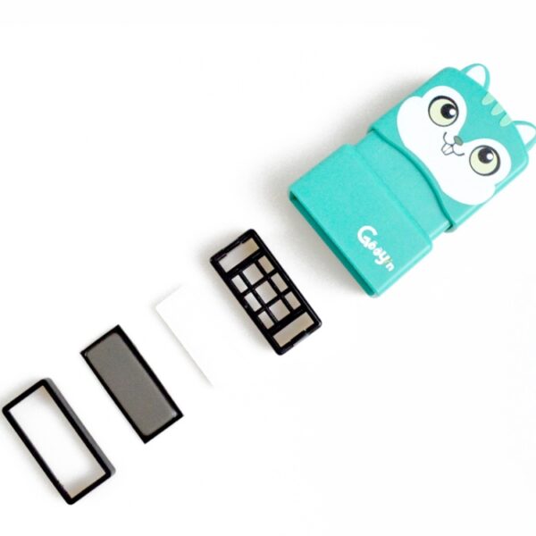 10 STKS Kleding Seal Voor Kinderen Kleuterschool Student Naam Lichtgevoelige Seal, Green, Pink - Afbeelding 3