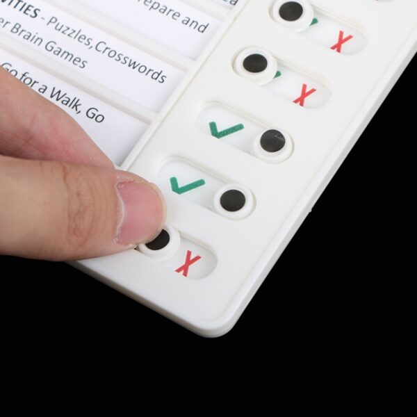 2 STKS Muur Opknoping Checklist Memo Boards Verstelbaar Checklist Board,Stijl:, My Chores, Blank Paper Card - Afbeelding 5