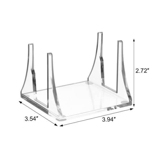 Acryl transparante desktop-opslagbeugel voor Mac Mini 2010-2020 - Afbeelding 2