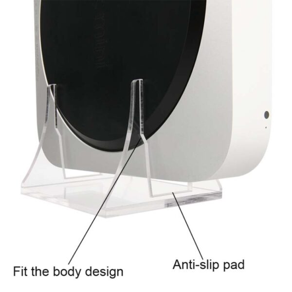 Acryl transparante desktop-opslagbeugel voor Mac Mini 2010-2020 - Afbeelding 4