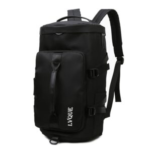 375 Waterdichte en slijtvaste crossbody-reisrugzak met grote capaciteit, Black, Fog Blue, Sky Blue, Taro Purple, Charming Purple, Cherry Pink, Light Pink, Jelly Green