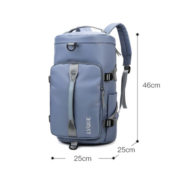 375 Waterdichte en slijtvaste crossbody-reisrugzak met grote capaciteit, Black, Fog Blue, Sky Blue, Taro Purple, Charming Purple, Cherry Pink, Light Pink, Jelly Green - Afbeelding 3