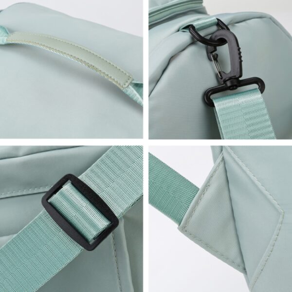 375 Waterdichte en slijtvaste crossbody-reisrugzak met grote capaciteit, Black, Fog Blue, Sky Blue, Taro Purple, Charming Purple, Cherry Pink, Light Pink, Jelly Green - Afbeelding 5