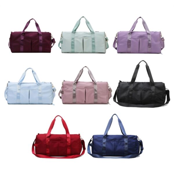 20200 waterdichte sport-fitness-koerierstas met grote capaciteit, maat:, L (Light Grey), L (Pink), L (Taro Purple), L (Light Blue), L (Fruit Green), L (Black), L (Wine Red), L (Dark Blue), L (Dark Purple) - Afbeelding 2