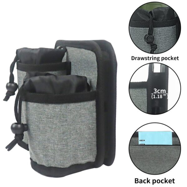 Bagage Reisbekerhouder Opbergrek voor reisdranken, Double Cup Holder - Afbeelding 5