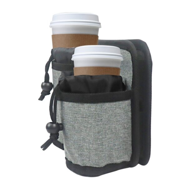 Bagage Reisbekerhouder Opbergrek voor reisdranken, Double Cup Holder - Afbeelding 6