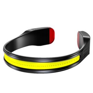 COB Schijnwerper Koplampen Glare Night Fishing Koplamp, Stijl:, With White Tail Light (Black), With White/Red Tail Light (Black), With White/Red Tail Light (Gray)