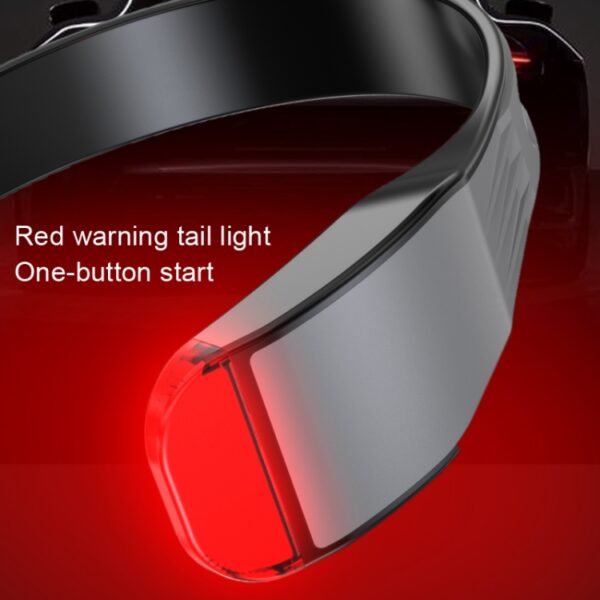 COB Schijnwerper Koplampen Glare Night Fishing Koplamp, Stijl:, With White Tail Light (Black), With White/Red Tail Light (Black), With White/Red Tail Light (Gray) - Afbeelding 4