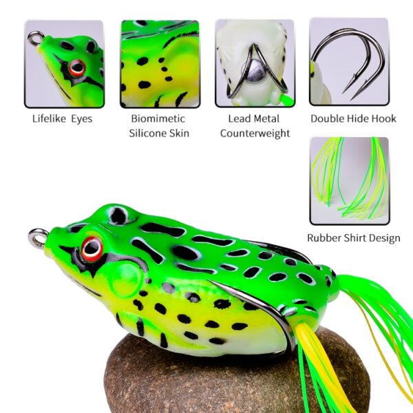 Thunder Frog Road Lure Fake Bait Simulation Soft Bait, 17.5g 6.5 cm, 13g 6cm, 9g 5.3cm, 5g 4.3 cm - Afbeelding 4