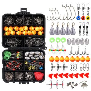 263 PCS / Set T0196 Vissen Kleine Accessoires Balvormige Drijvende Rots Visuitrusting