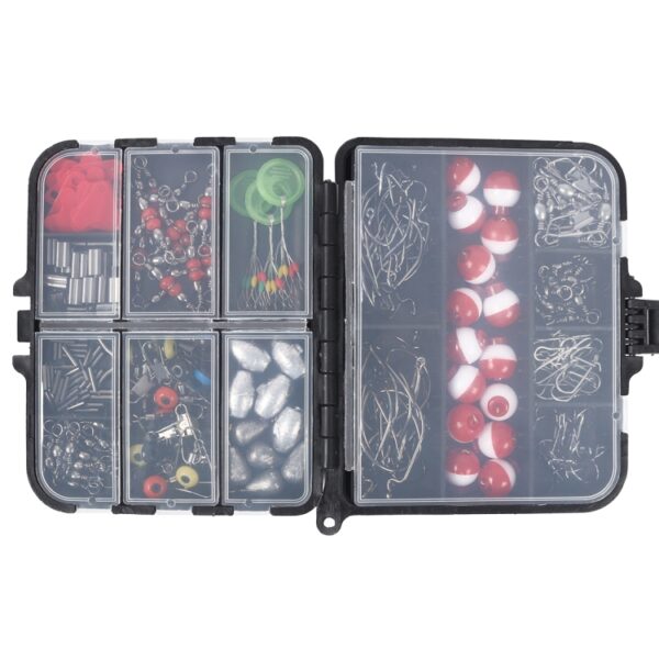 263 PCS / Set T0196 Vissen Kleine Accessoires Balvormige Drijvende Rots Visuitrusting - Afbeelding 2