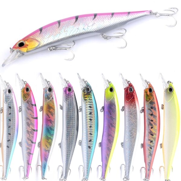 2 STUKS SH70 13.4cm/17.5g Lange afstand Casting Type Big Mino Lure, SH70 1, SH70 2, SH70 3, SH70 4, SH70 5, SH70 6, SH70 7, SH70 8, SH70 9 - Afbeelding 2